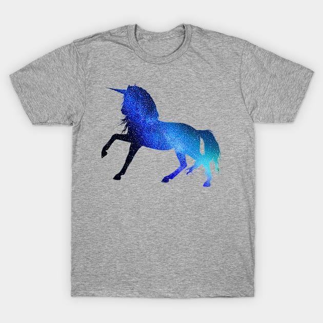 Galaxy Unicorn T-Shirt by MilotheCorgi